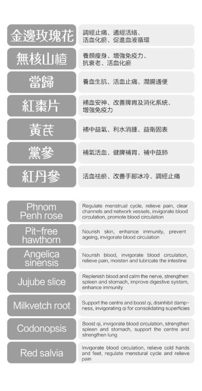 Qi and Blood Tonifying Tea - 行氣活血黑糖茶 - Image 3